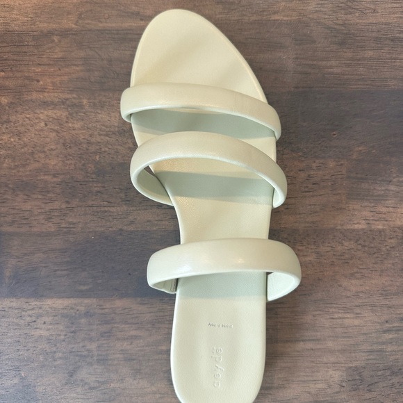 AEYDE Chrissy Nappa Leather Sandal Green - Picture 7 of 7